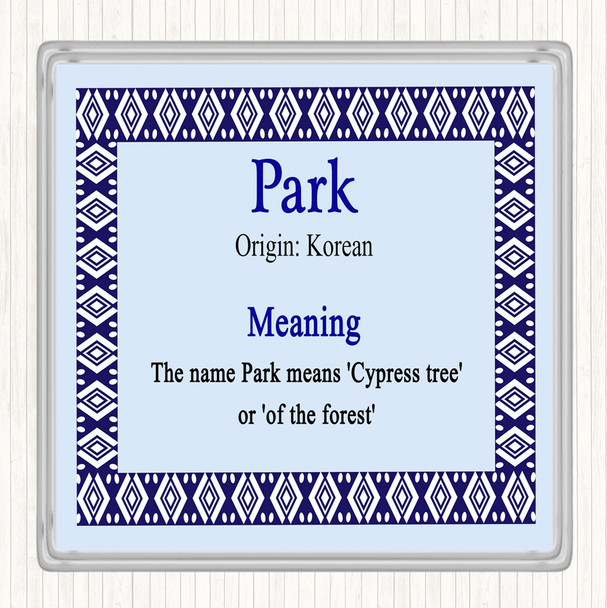 Park Name Meaning Coaster Blue