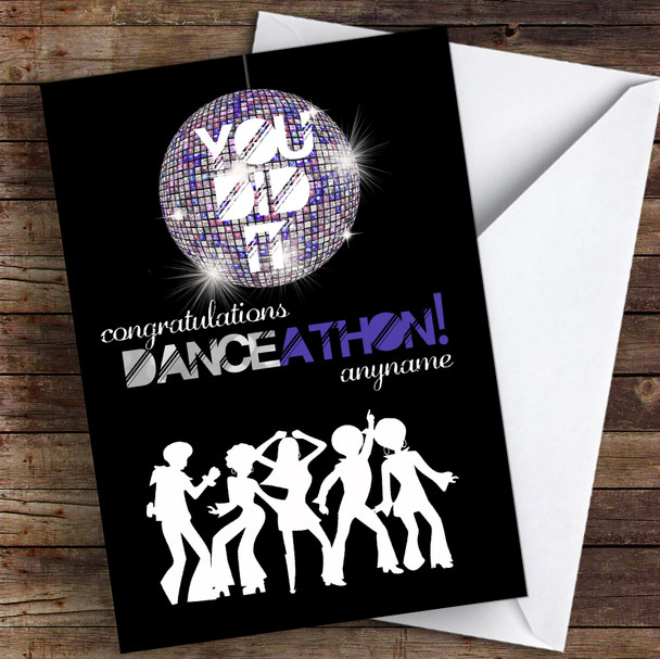 Danceathon Congratulations Personalised Greetings Card
