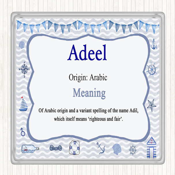 Adeel Name Meaning Coaster Nautical