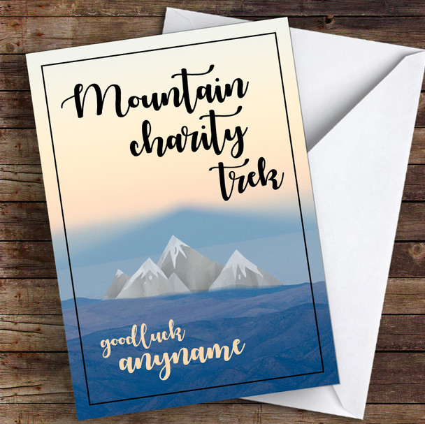 Toubkal Charity Hike Good Luck Personalised Good Luck Card