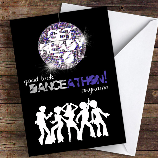 Danceathon Good Luck Personalised Good Luck Card