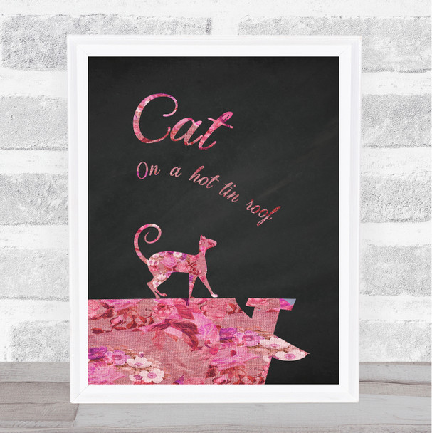 Cat 2 Framed Wall Art Print