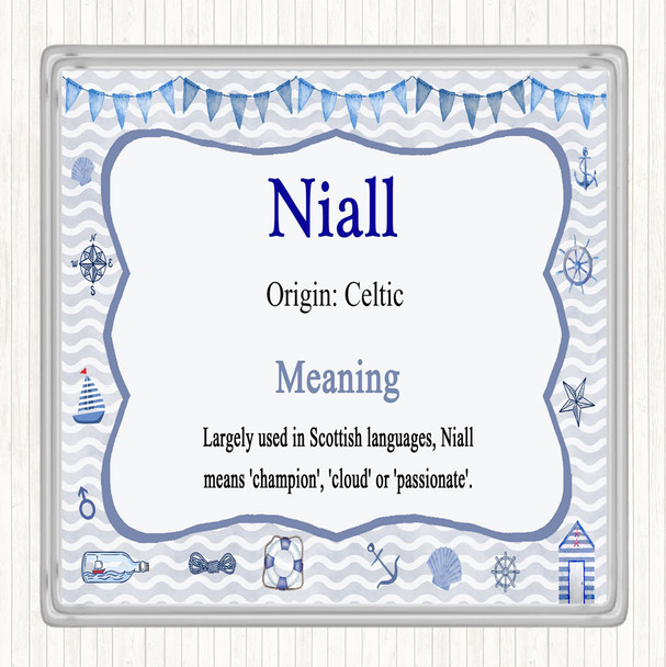 Niall Name Meaning Coaster Nautical