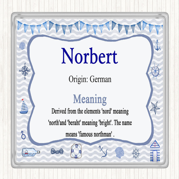 Norbert Name Meaning Coaster Nautical