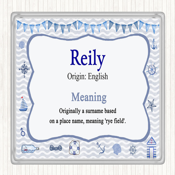 Reily Name Meaning Coaster Nautical