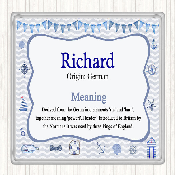 Richard Name Meaning Coaster Nautical