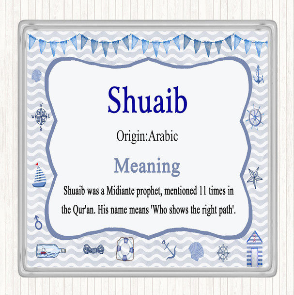 Shuaib Name Meaning Coaster Nautical