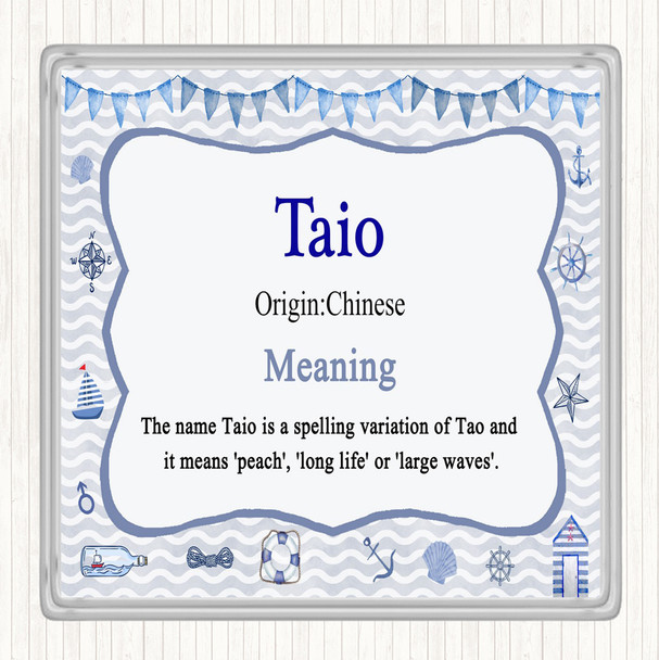 Taio Name Meaning Coaster Nautical