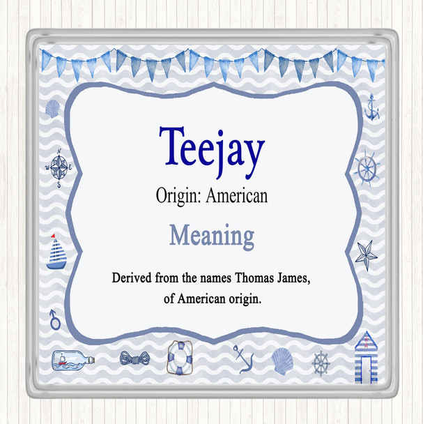 Teejay Name Meaning Coaster Nautical