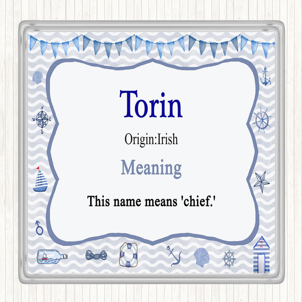 Torin Name Meaning Coaster Nautical