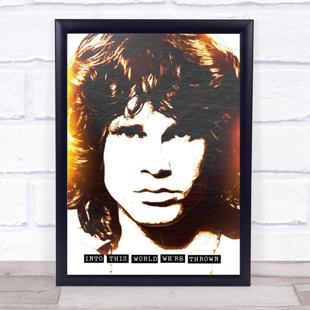 Jim Morrison Riders On The Storm Funky Wall Art Print