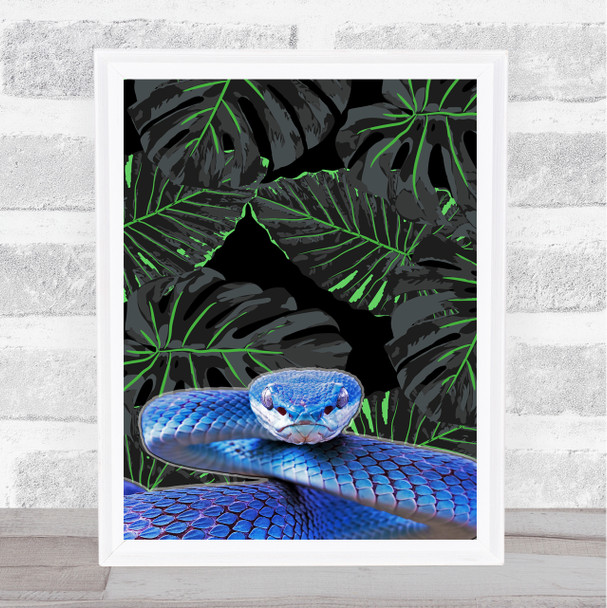 Jungle Art Python Wall Art Print