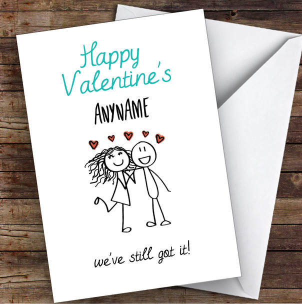 In Love We Still Got It Personalised Valentine's Day Card
