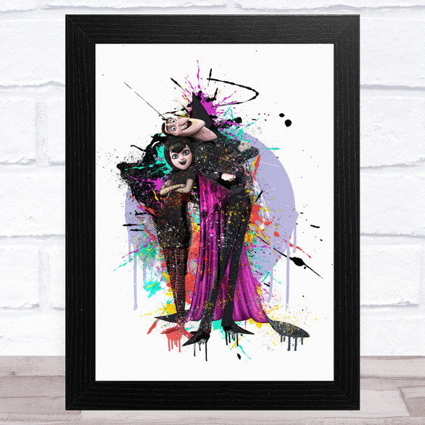 Hotel Transylvania Mavis And Dracula Children's Kid's Wall Art Print
