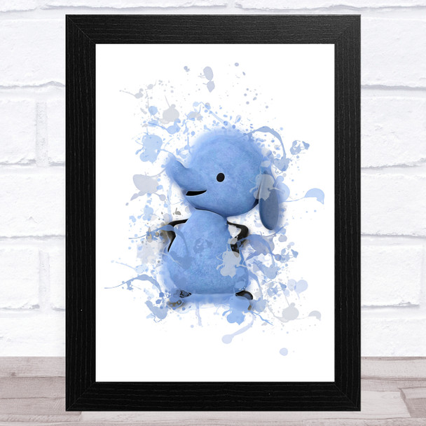 Bing Bunny Amma Splatter Art Children's Kid's Wall Art Print