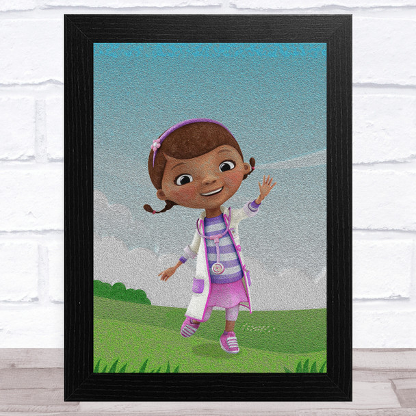 Doc Mcstuffins Vintage Children's Kid's Wall Art Print