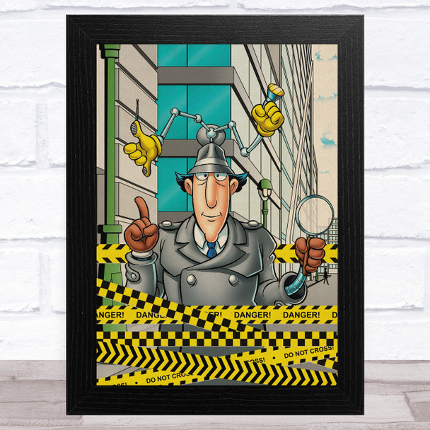 Inspector Gadget Retro Children's Kid's Wall Art Print