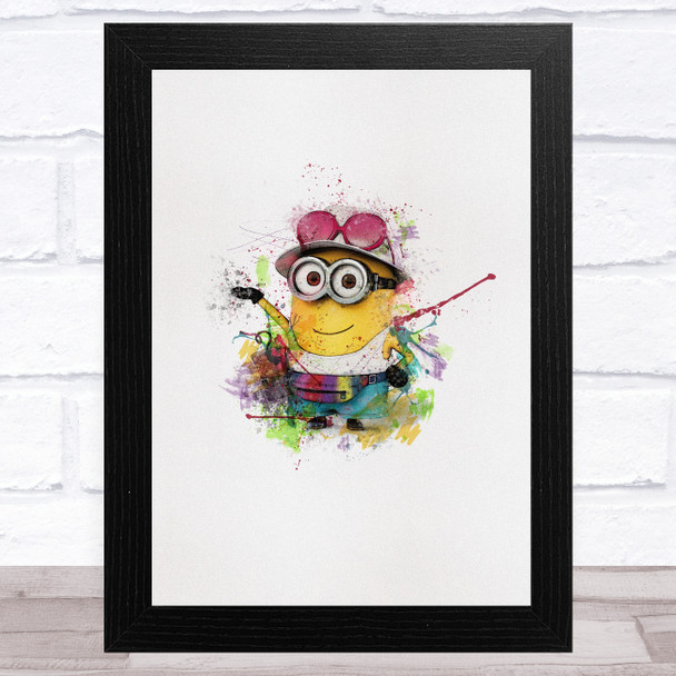 Minion Smudge Style 2 Children's Kid's Wall Art Print