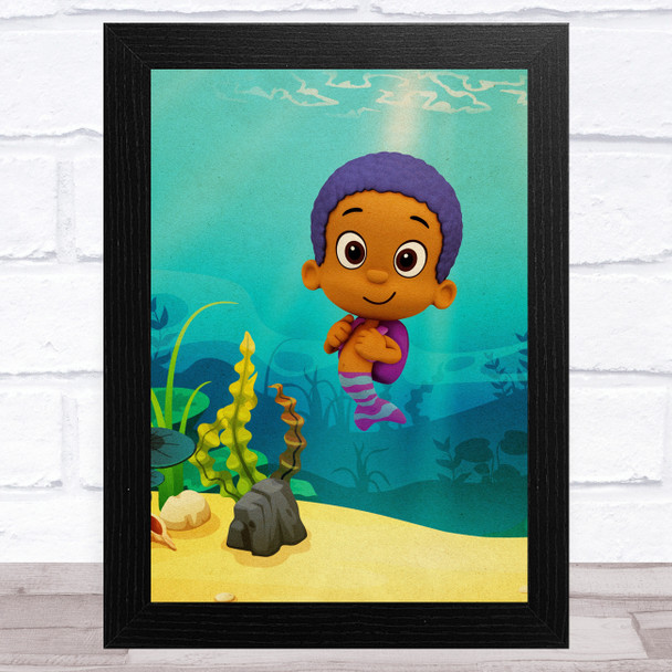 Bubble Guppies Goby Children's Kid's Wall Art Print