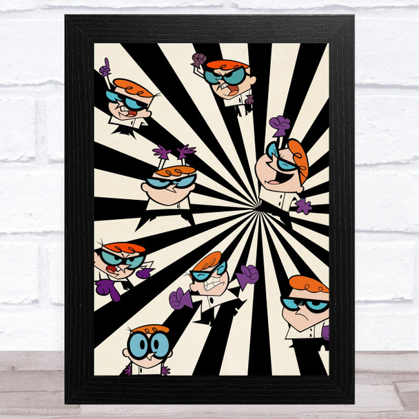 Dexter's Laboratory Children's Kid's Wall Art Print