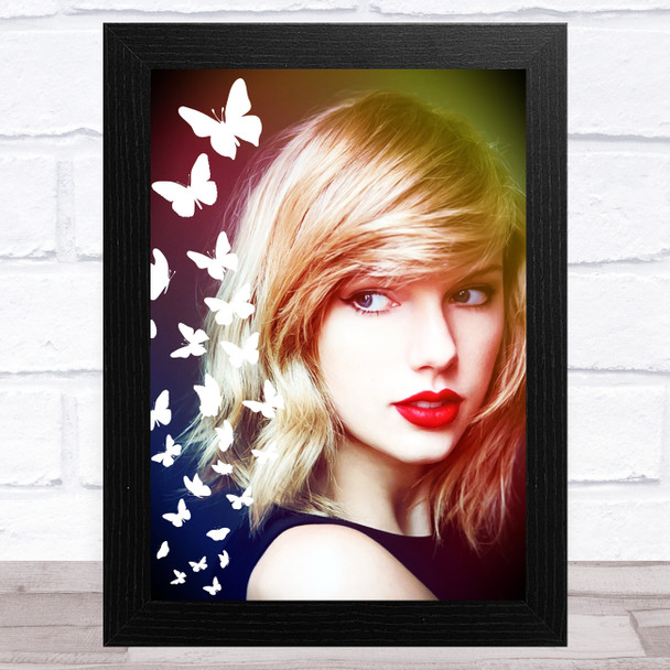 Taylor Swift Butterfly Celeb Wall Art Print