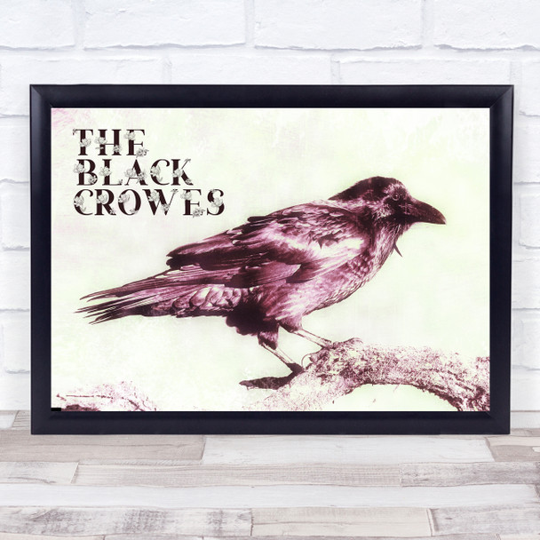 The Black Crowes Music Poster Retro Style Music Fan Song Lyric Wall Art Print