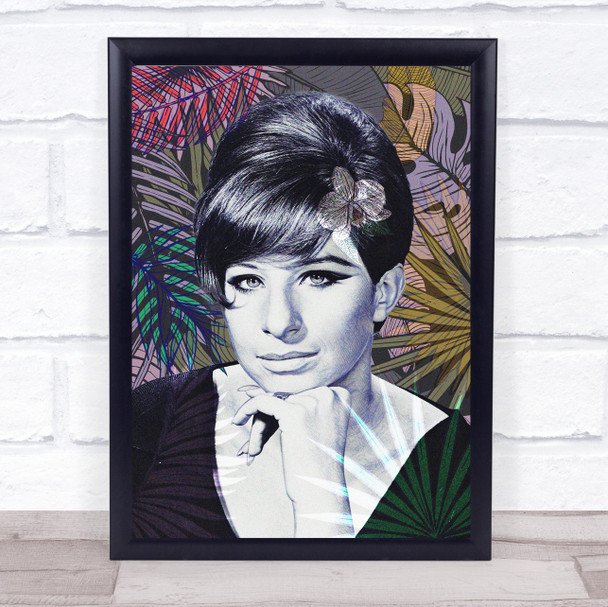 Barbra Streisand Jungle Leaves Wall Art Print