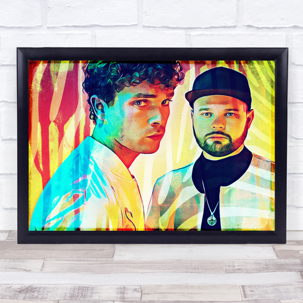 Royal Blood Colourful Radiant Wall Art Print