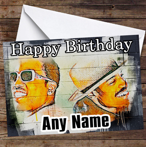 Outkast Urban Personalised Birthday Card