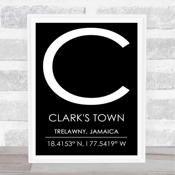 Clarks Town Jamaica Wall Art Print