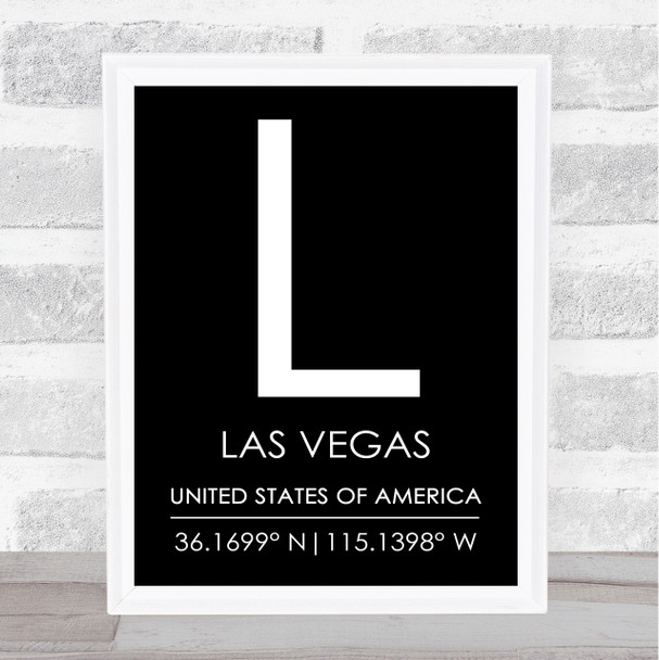 Las Vegas United States Of America Wall Art Print
