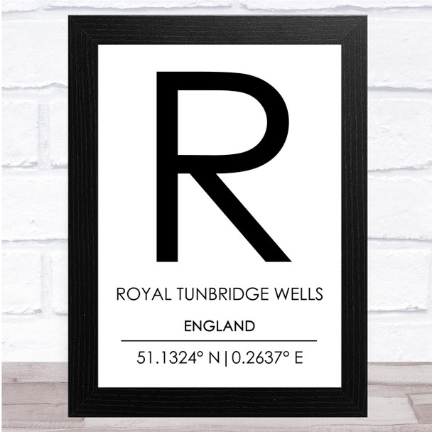 Royal Tunbridge Wells England Wall Art Print