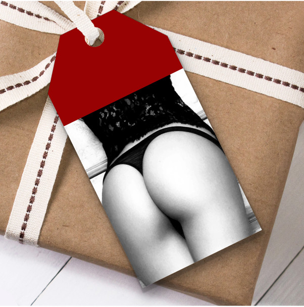 Sexy Lady Birthday Present Favor Gift Tags