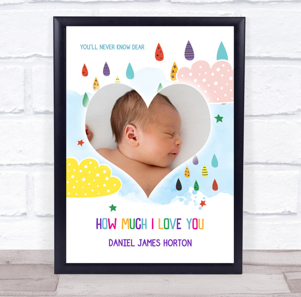 You Are My Sunshine Photo Personalised Children's Wall Art Print