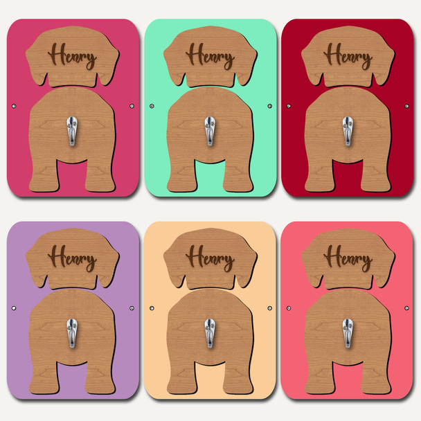 Entlebucher Montain Dog Lead Holder Leash Hook Any Colour Personalised Gift