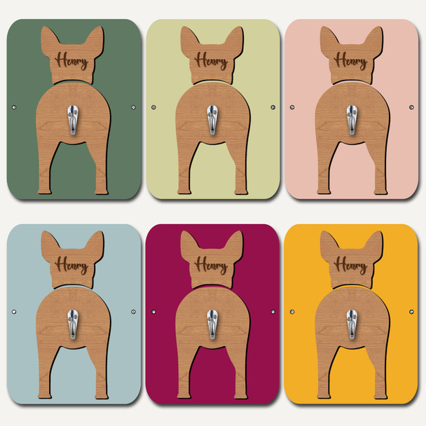 Cirneco Dell'etna Dog Lead Holder Leash Hanger Hook Any Colour Personalised Gift