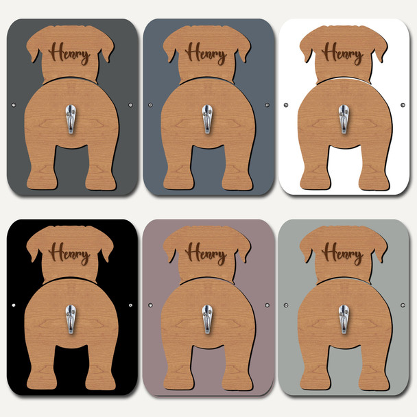 Dogue de Bordeaux Dog Lead Holder Leash Hanger Hook Any Colour Personalised Gift