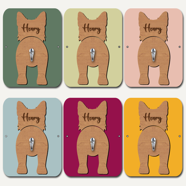 Alaskan Klee Kai Dog Lead Holder Leash Hanger Hook Any Colour Personalised Gift