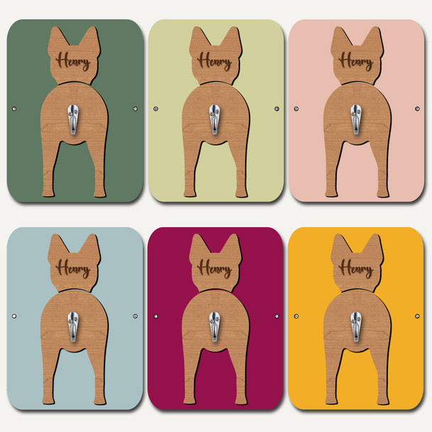 Belgian Malinois Dog Lead Holder Leash Hanger Hook Any Colour Personalised Gift