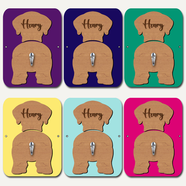 Sealyham Terrier Dog Lead Holder Leash Hanger Hook Any Colour Personalised Gift