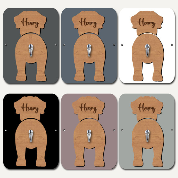 English Mastiff Dog Lead Holder Leash Hanger Hook Any Colour Personalised Gift