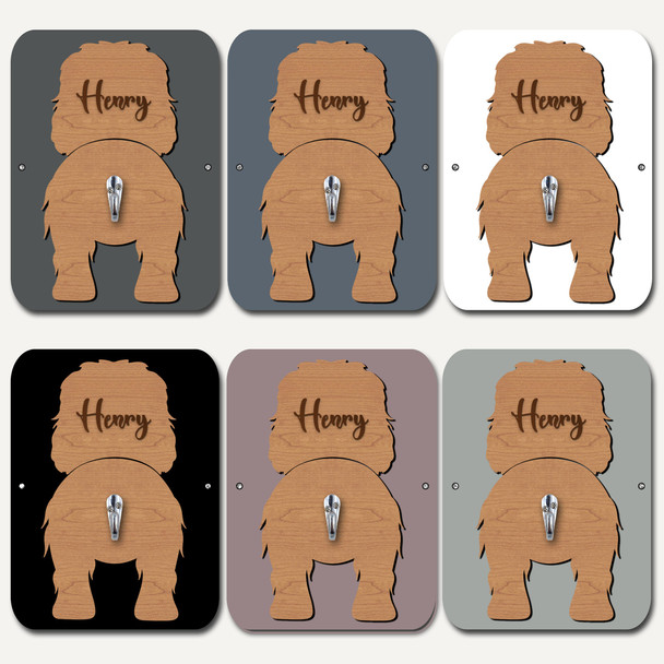 Tibetan Terrier Dog Lead Holder Leash Hanger Hook Any Colour Personalised Gift