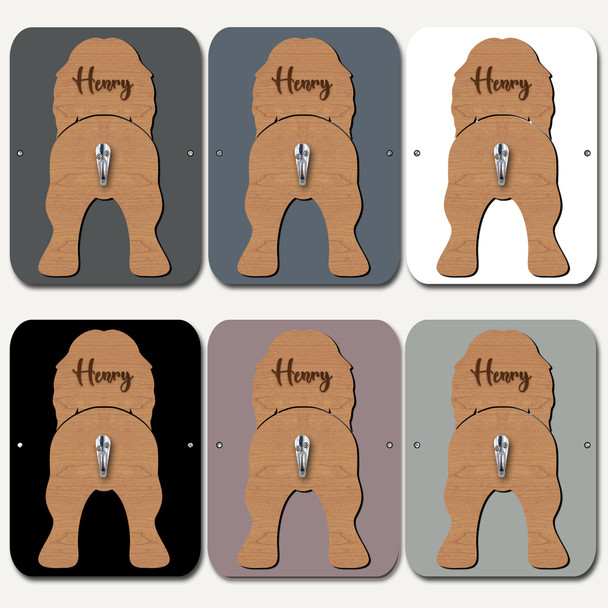 Afghan Hound Dog Lead Holder Leash Hanger Hook Any Colour Personalised Gift