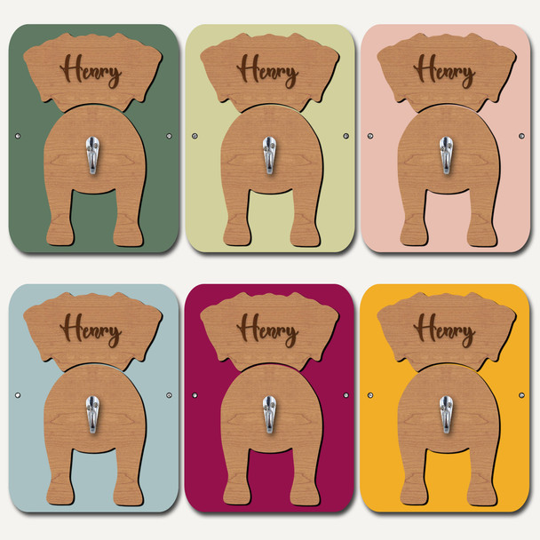 Beagle Cross Dog Lead Holder Leash Hanger Hook Any Colour Personalised Gift