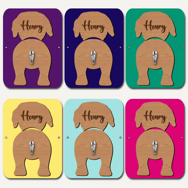 Rottweiler Dog Lead Holder Leash Hanger Hook Any Colour Personalised Gift