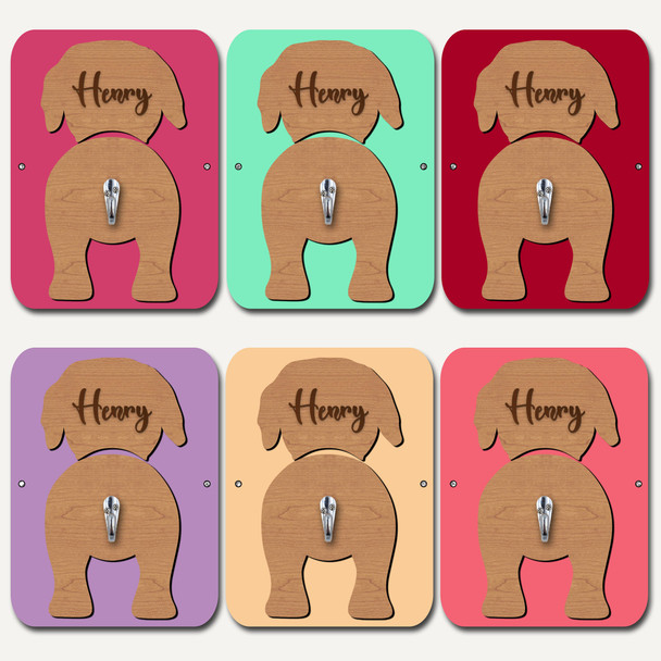 Rottweiler Dog Lead Holder Leash Hanger Hook Any Colour Personalised Gift