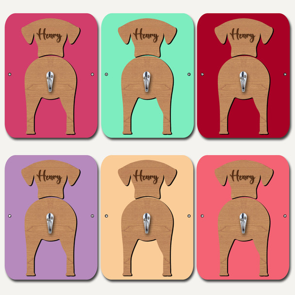 Azawakh's Dog Lead Holder Leash Hanger Hook Any Colour Personalised Gift