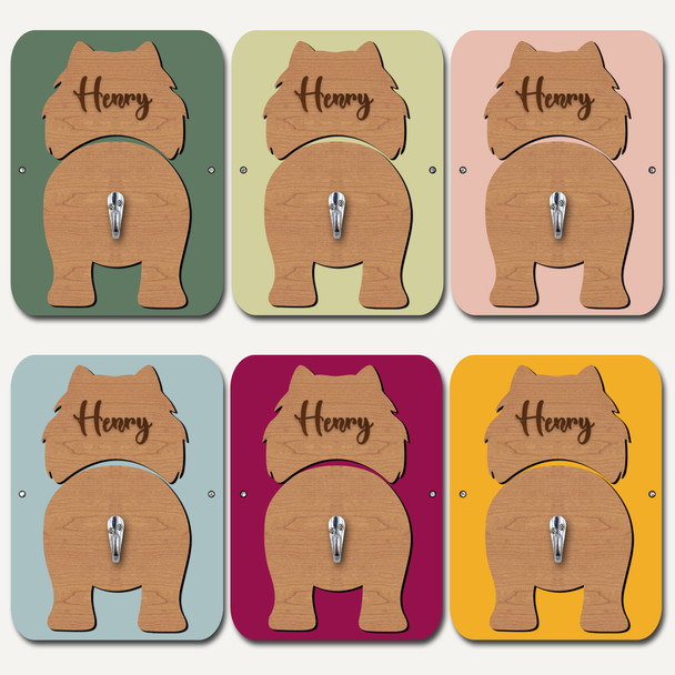 Chow Chow Dog Lead Holder Leash Hanger Hook Any Colour Personalised Gift