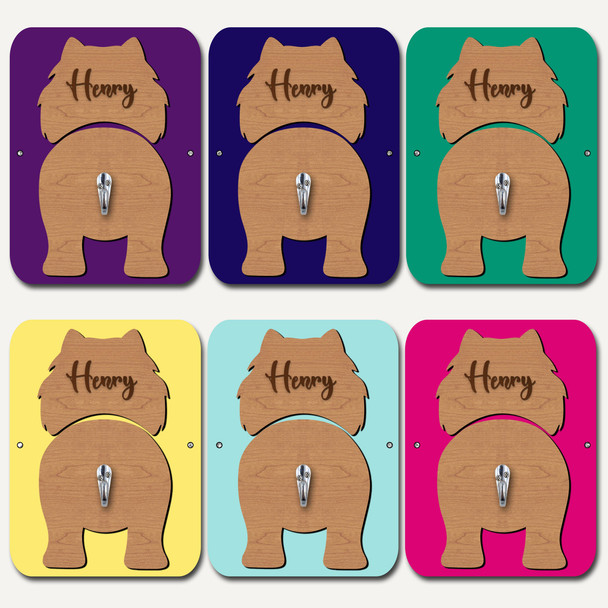 Chow Chow Dog Lead Holder Leash Hanger Hook Any Colour Personalised Gift