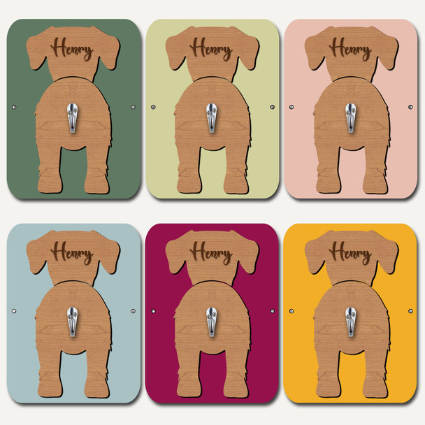 Borador Dog Lead Holder Leash Hanger Hook Any Colour Personalised Gift